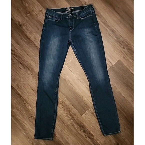Lucky Brand Womens Jean 10/30 Straight Sofia Skinny Medium Wash Denim Capote - Picture 1 of 12